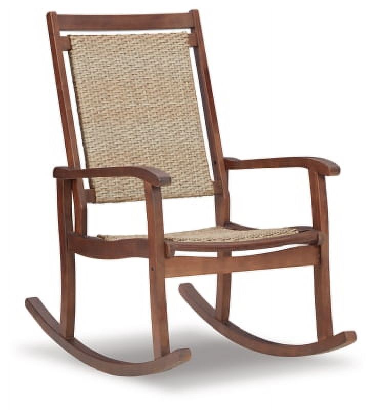 Brown/Natural Rocking Chair R549