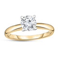 14K Gold Diamond Solitaire Engagement Ring P922