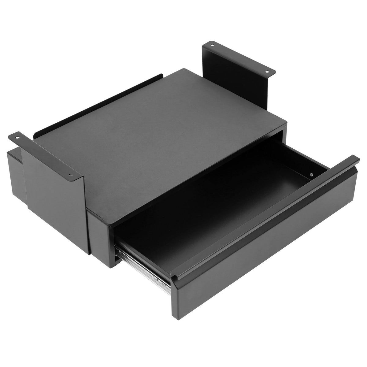 Under Desk Pull-Out Drawer Kit with Shelf B716