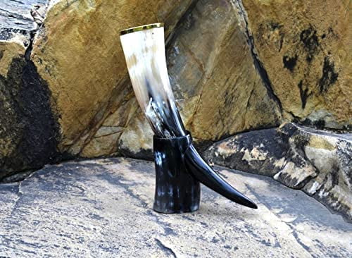 Viking Drinking Horn with Stand 4 pk W987