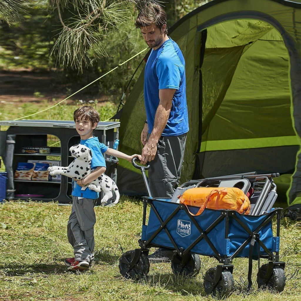 Collapsible Steel Camping Wagon Cart L3288