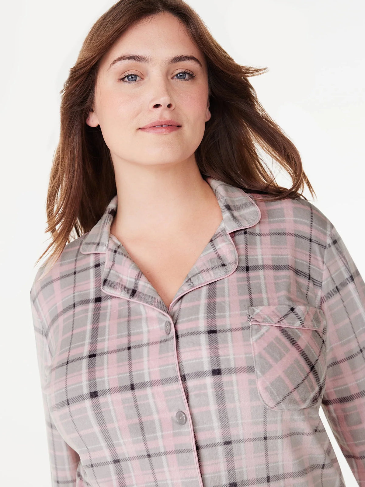 Women's 2-Piece Velour Pajama Set Y30607