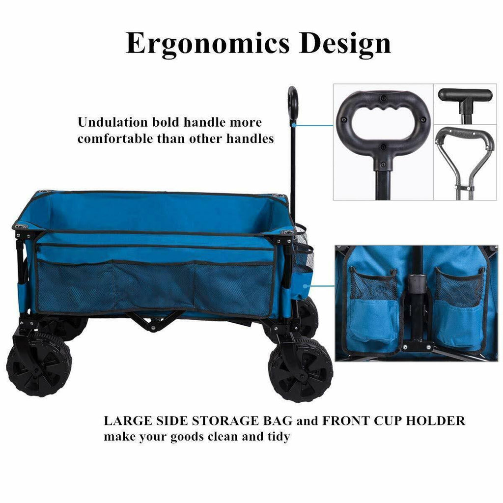 Collapsible Steel Camping Wagon Cart L3288