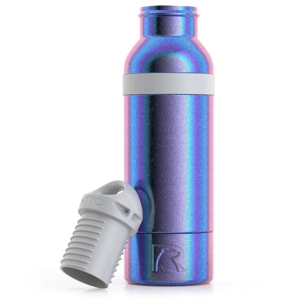 Insulated Stainless Steel Bottle Chiller with Built-In Bottle Opener Q8116