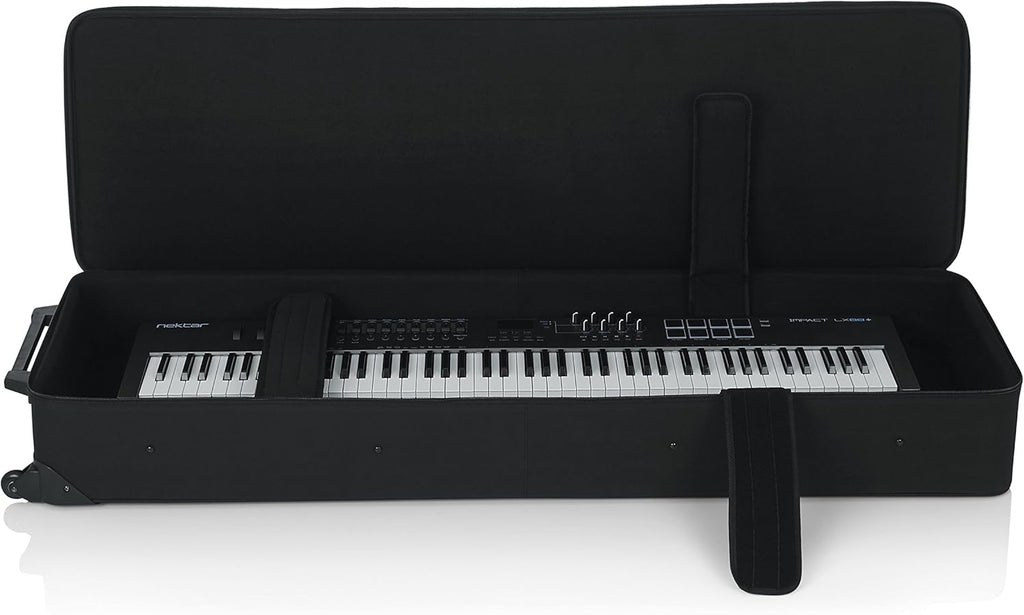 Lightweight Rolling Keyboard Case for 88 Note Keyboards and Electric Pianos E6761