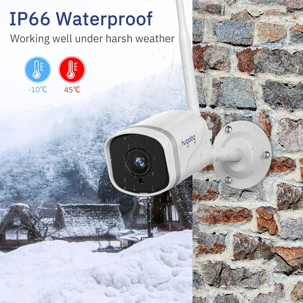 4MP IP66 Outdoor Security Camera with Two-Way Audio and Night Vision O344