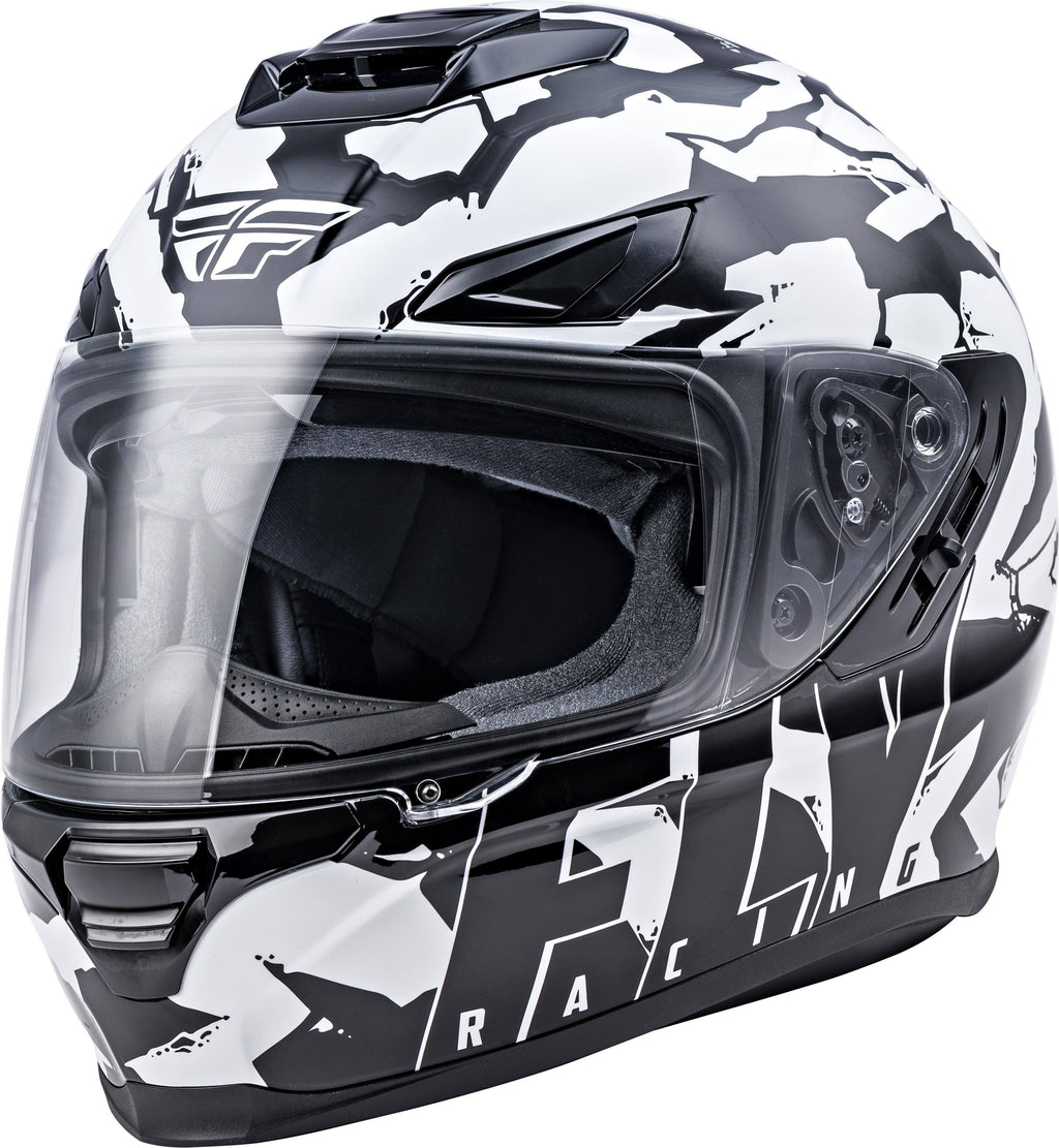 Camo-Black/White Large Helmet E49011