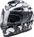 Camo-Black/White Large Helmet E49011