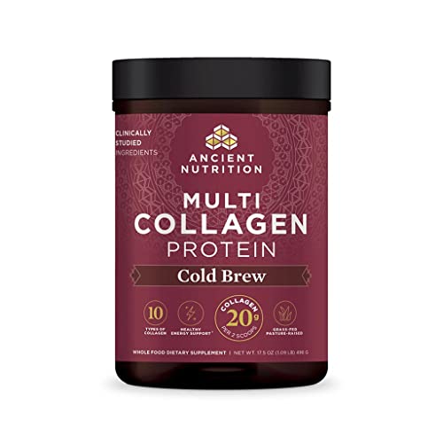 Cold Brew Coffee Collagen Protein Powder 17.5 oz I328