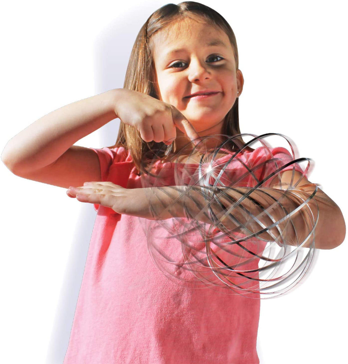 Silver Metallic 2-Pack Kinetic Spring Toys X372584