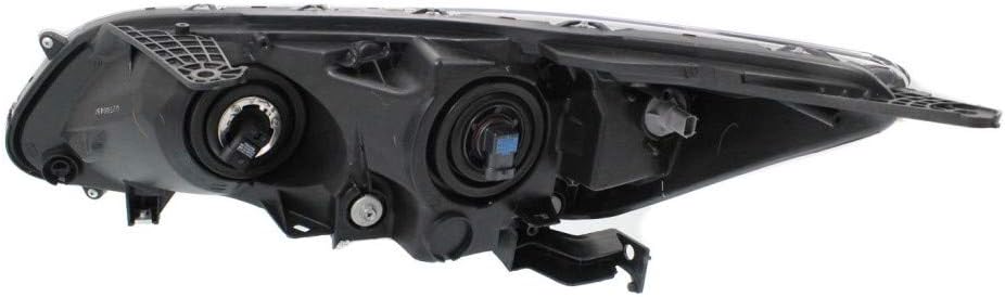 Honda Accord Headlight 2013 2014 2015 Driver Side Halogen Bulbs Included Sedan H6742