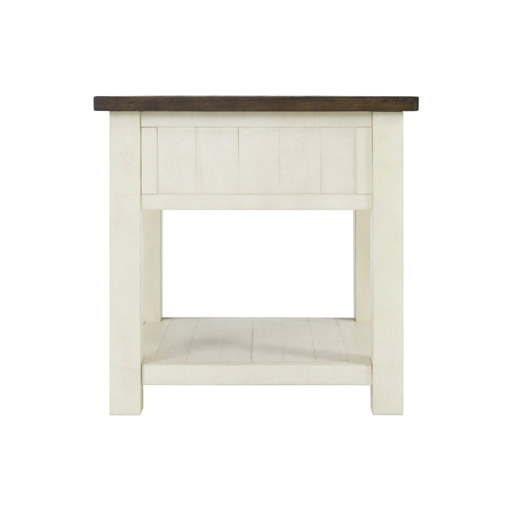 24 Inch End Table with Drawer and Shelf U24822