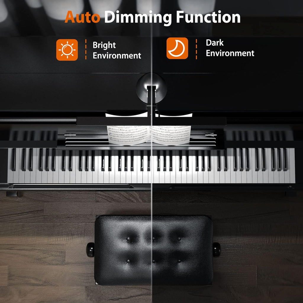 Piano Light with Auto-Dimming LED Lamp J729