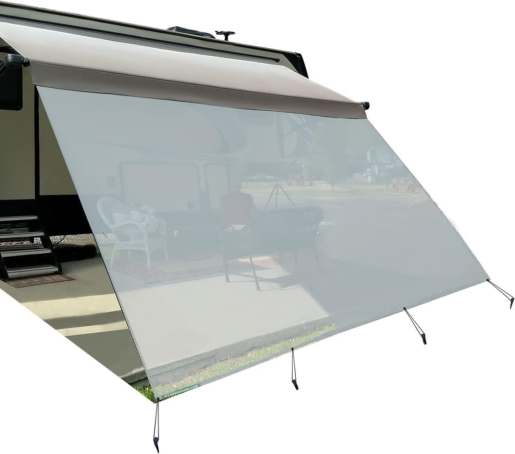 Navy Blue RV Awning Sunshade Screen W60921