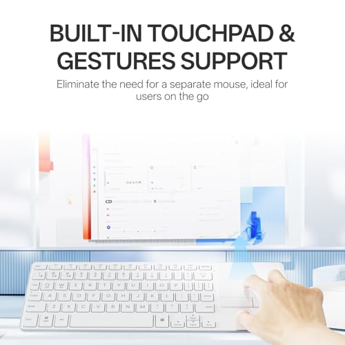 Portable Wireless Keyboard with Touchpad Z396