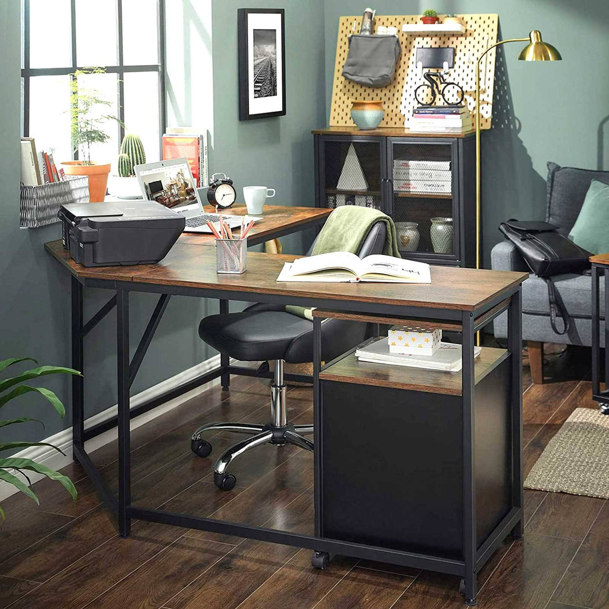 L-Shaped Computer Desk E76546