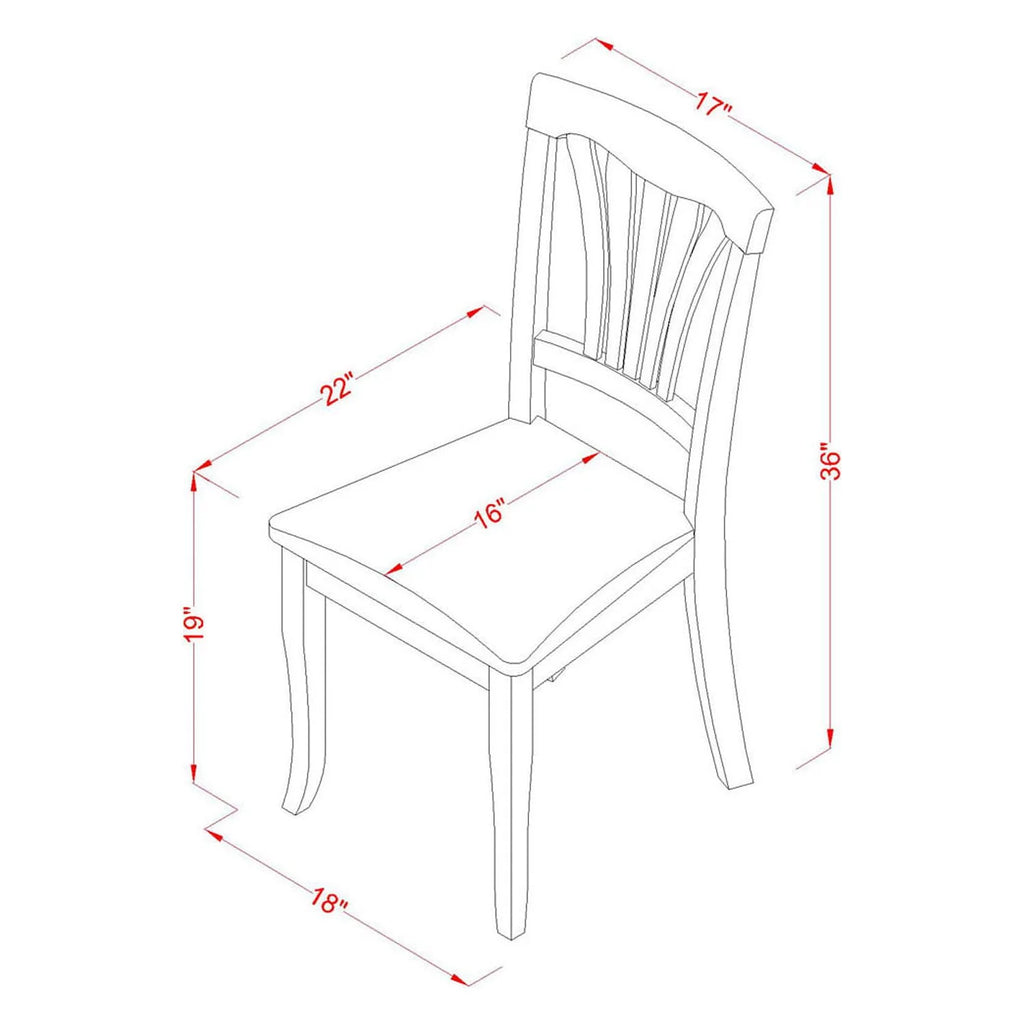 5 Pc Dinette Set Table and 4 Chairs F20963