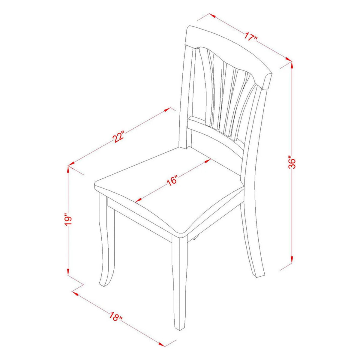 5 Pc Dinette Set Table and 4 Chairs F20963