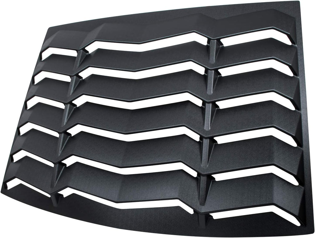 Rear Window Louvers Sun Shade Cover Matte Black S842488