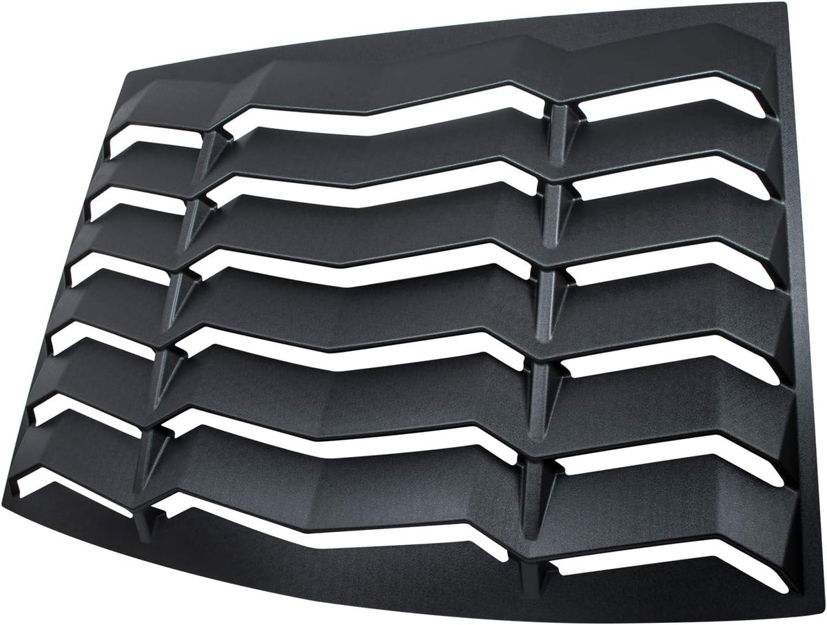 Rear Window Louvers Sun Shade Cover Matte Black S842488