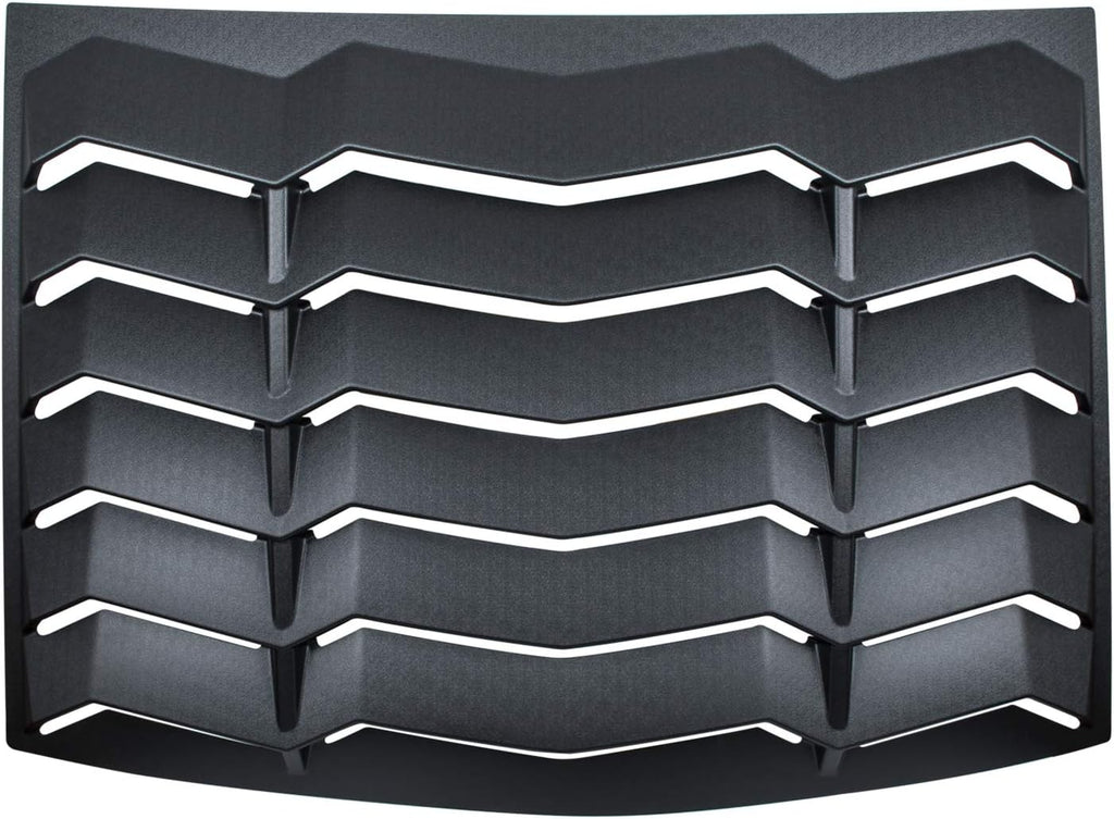 Rear Window Louvers Sun Shade Cover Matte Black S842488