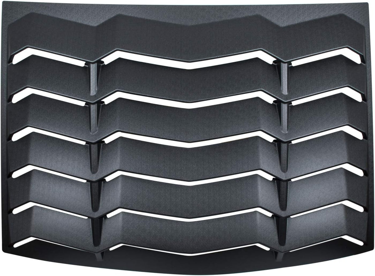 Rear Window Louvers Sun Shade Cover Matte Black S842488