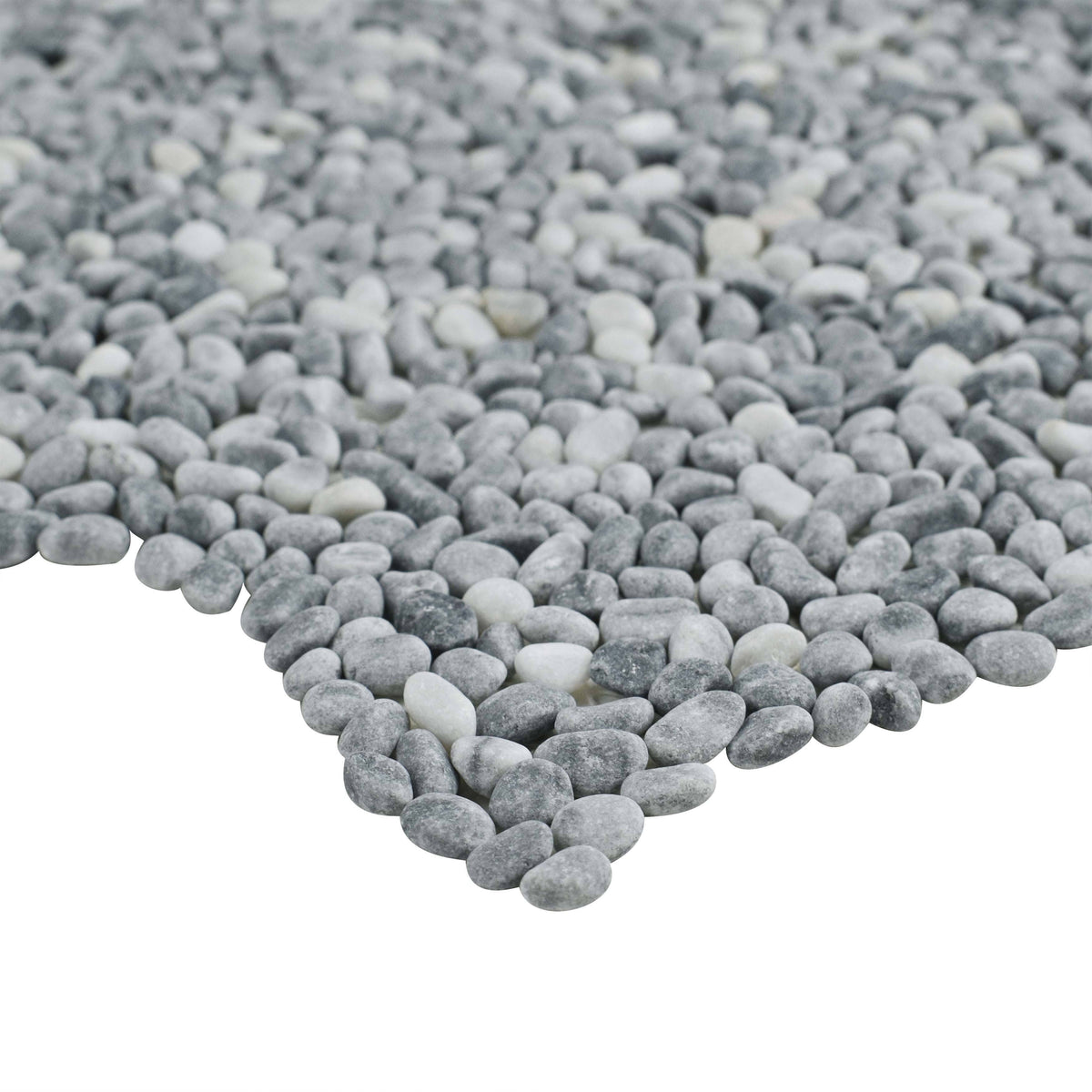 Cloud Grey Mini Pebble Stone Mosaic Floor and Wall Tile W70044