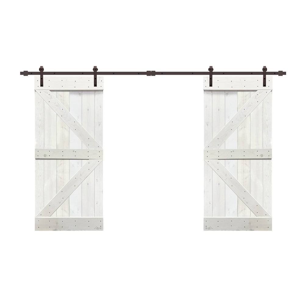 Walnut Barn Door with Hardware Kit R95796