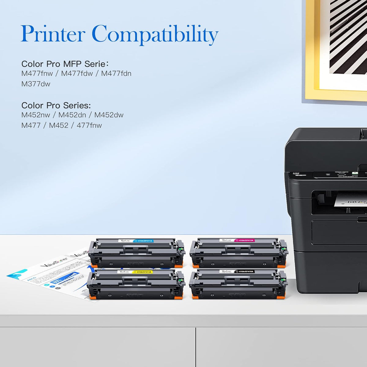 Compatible Toner Cartridges 1BK+1C+1M+1Y U545628