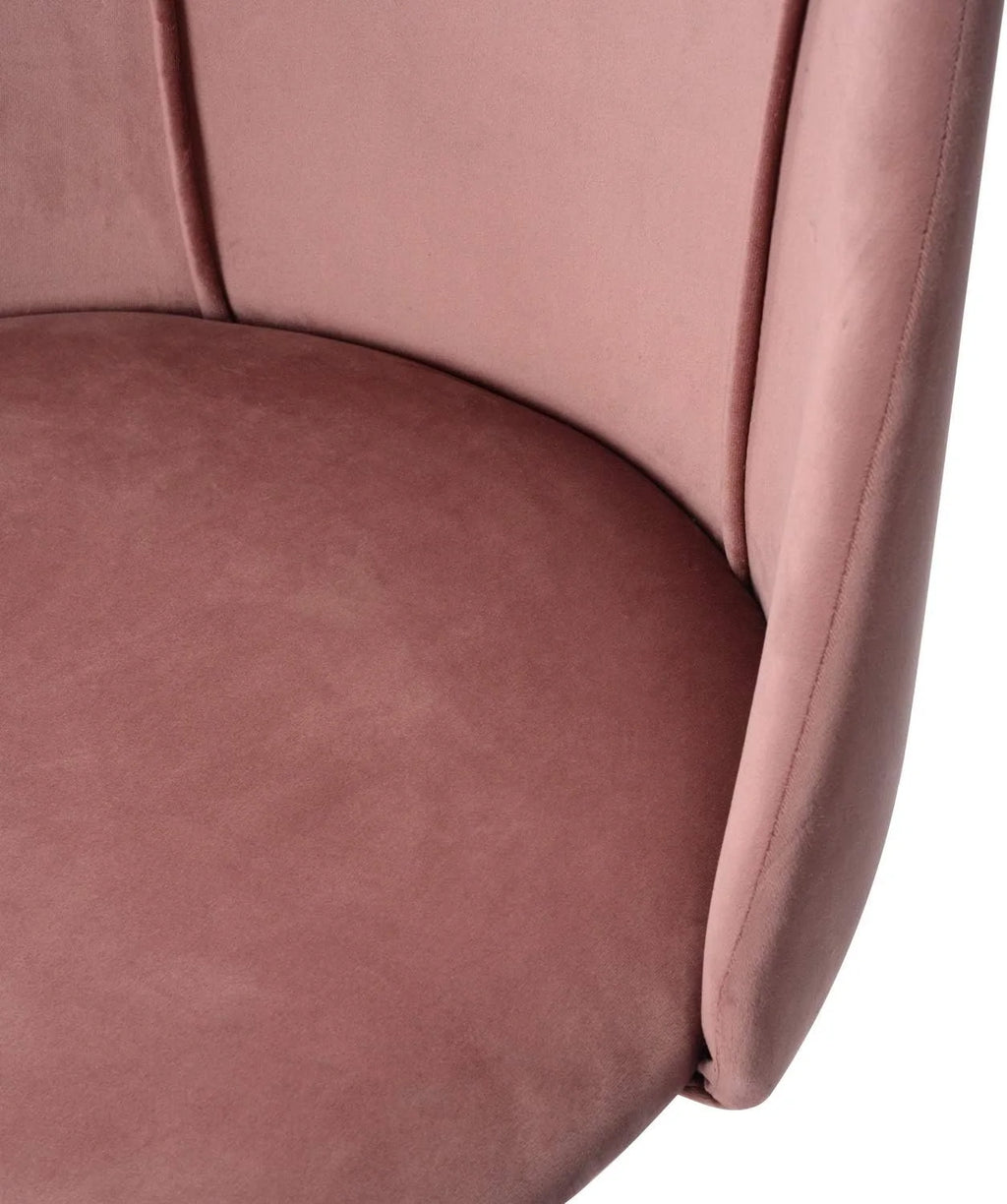 Velvet Upholstered Task Chair M1078