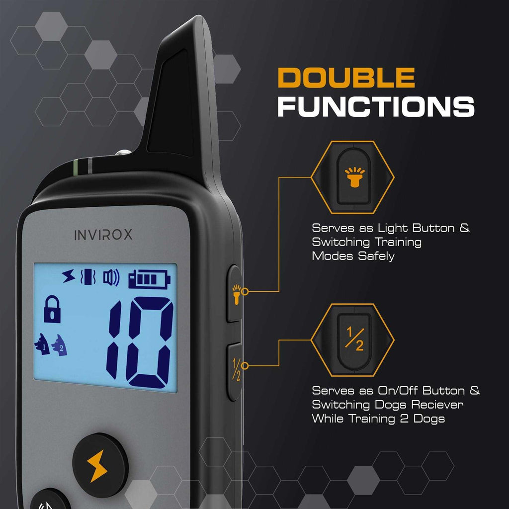 Dog Shock Collar 123 Levels Dog Training Collar P170