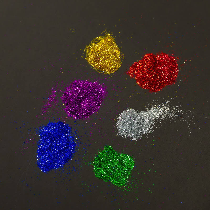 5 Primary Color Glitter Shaker H147180