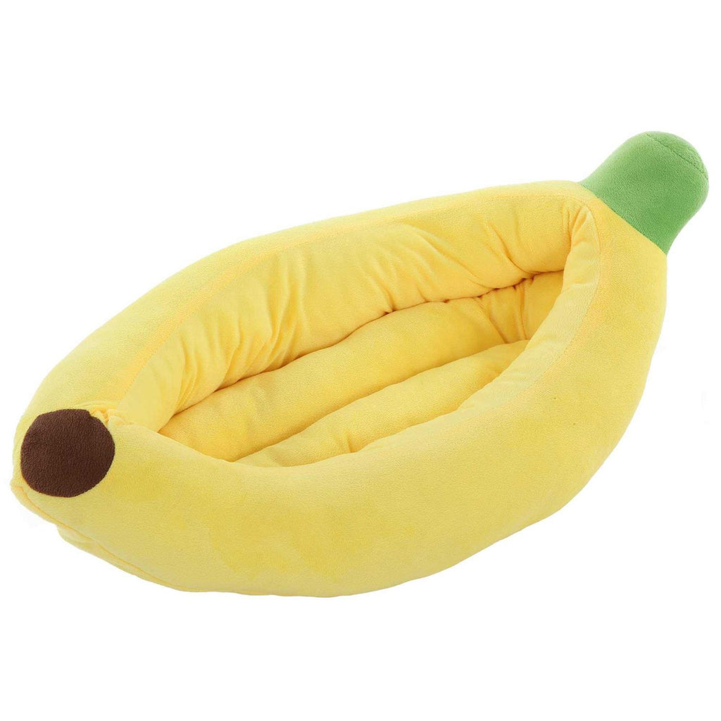 Banana Shape Washable Dog Bed with Removable Cushion H846