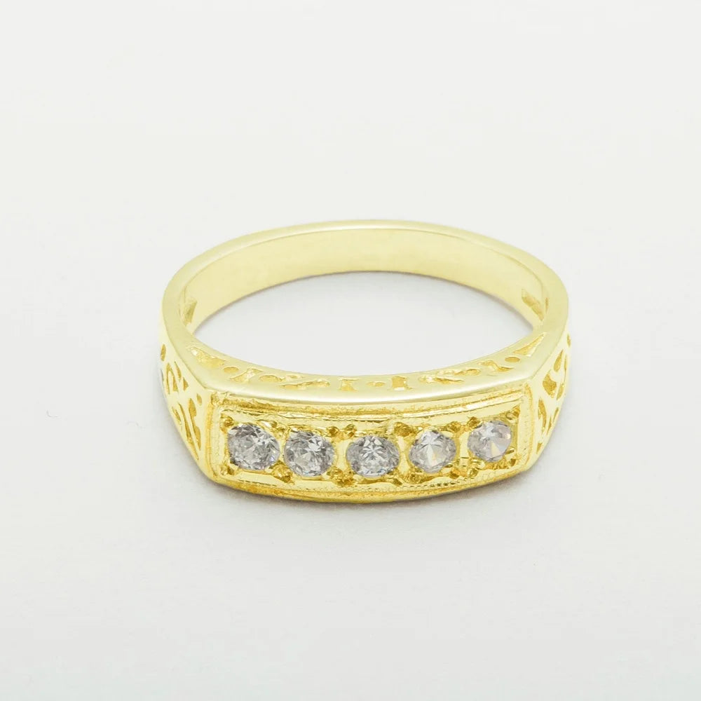 9k Yellow Gold Diamond Eternity Ring Q382