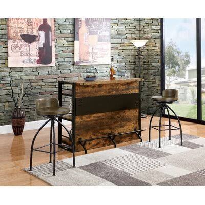 Swivel Solid Wood Bar Stool B114