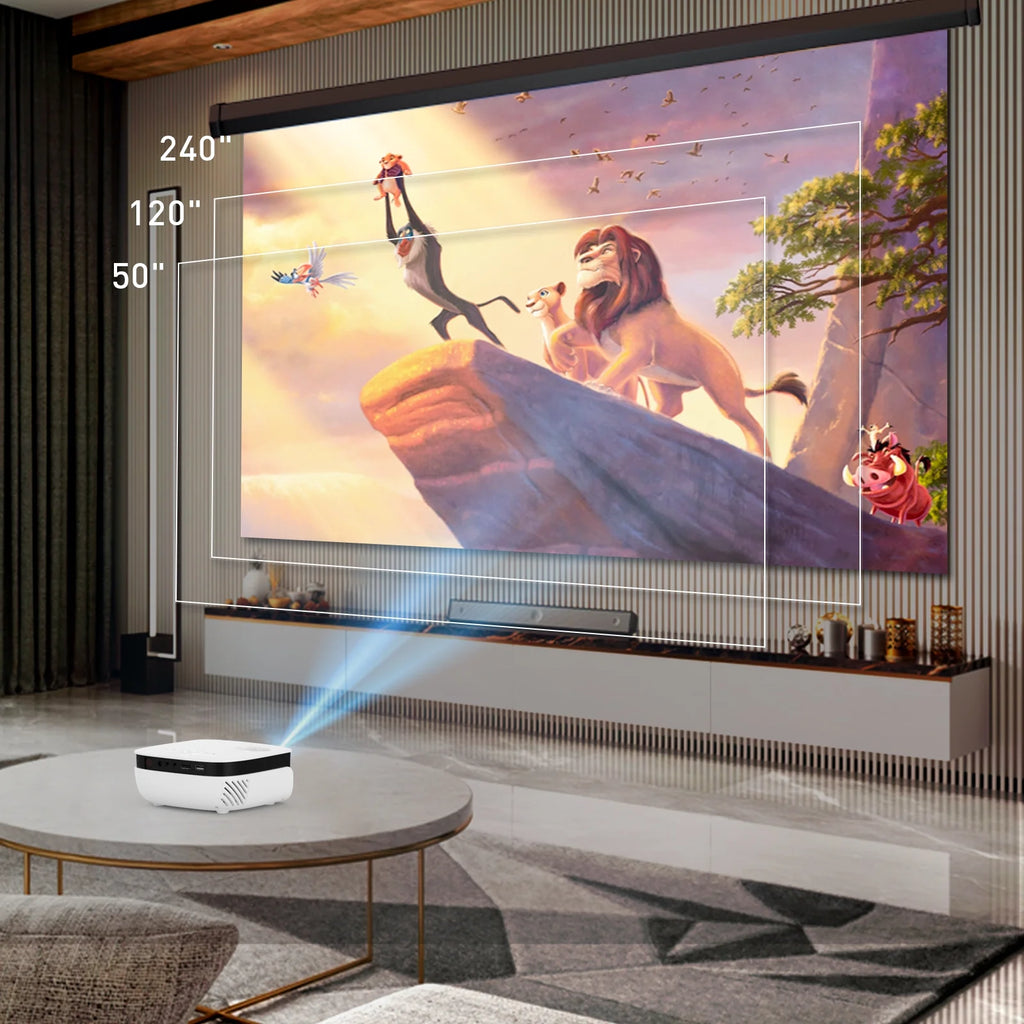 Mini Projector 720P Portable Full HD Home Theater Projector G4098
