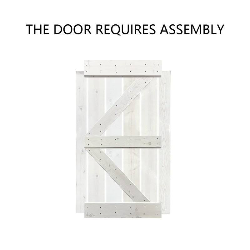 Walnut Barn Door with Hardware Kit R95796