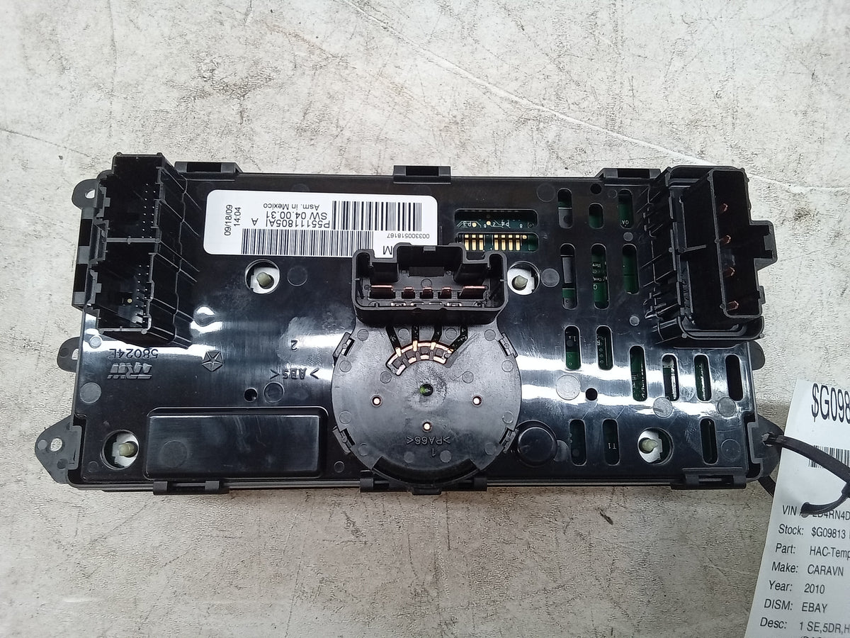 Temperature Control for Dodge Caravan O236