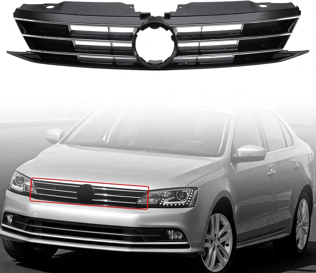 Front Grill Insert Bumper Upper Center Grille D845