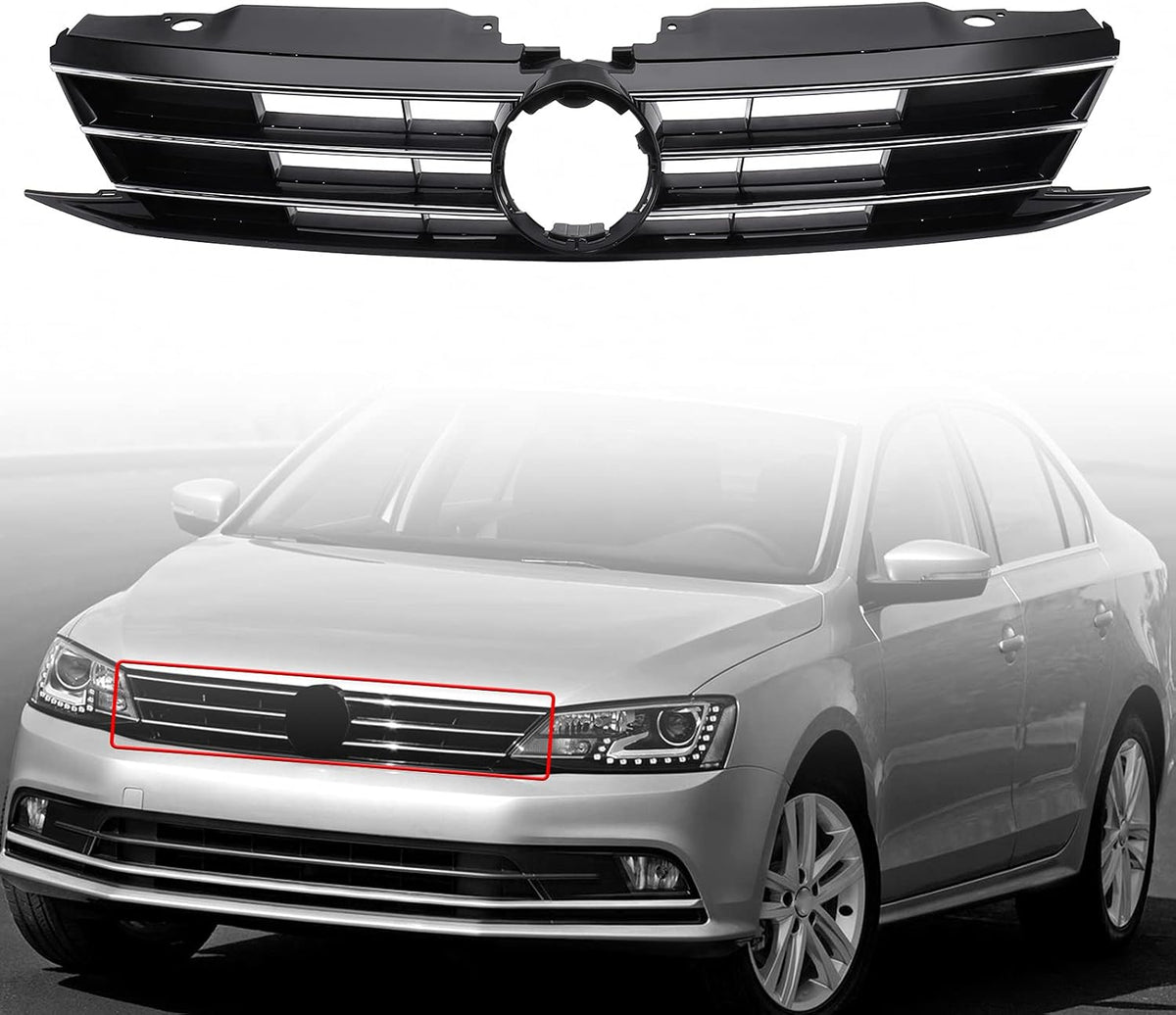 Front Grill Insert Bumper Upper Center Grille D845