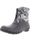 Metallic Leather Winter Snow Boots K761059