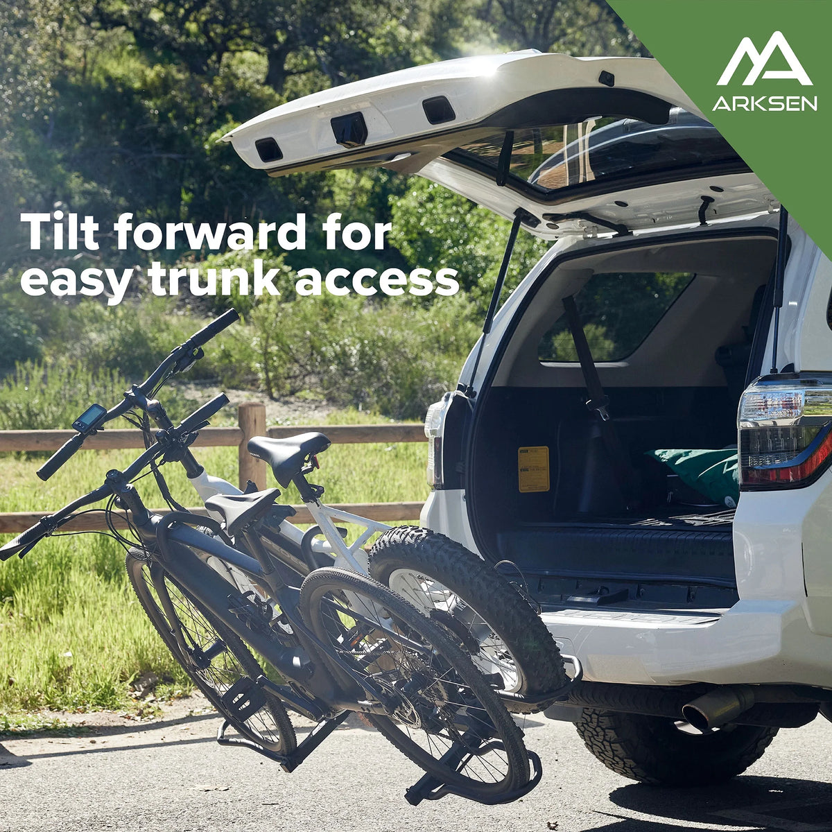 2" Hitch Mounted Foldable 2-Bike Platform Style Carrier L444