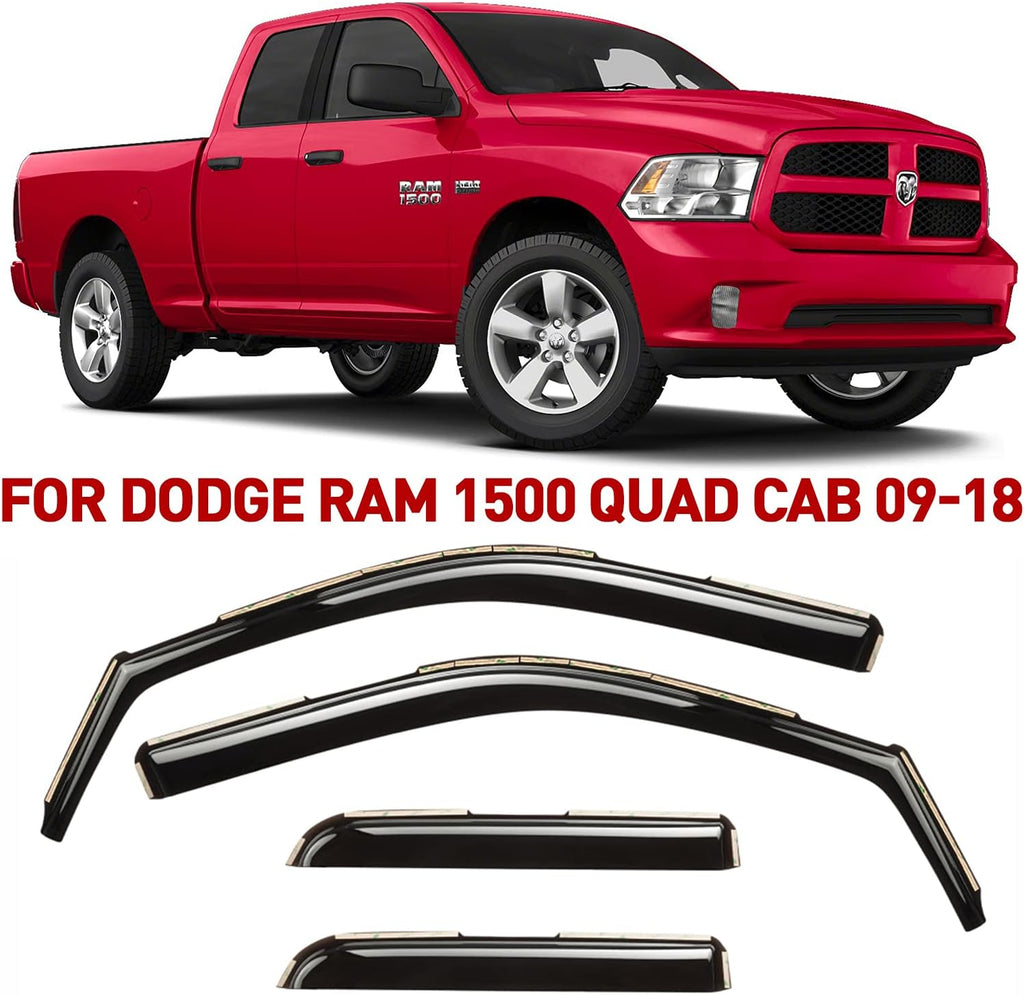 Rain Guards for Trucks, 4 Pieces X708
