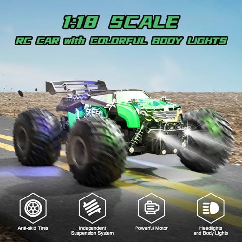 All Terrain 2WD Off Road RC Monster Truck with 2 Rechargeable Batteries B904