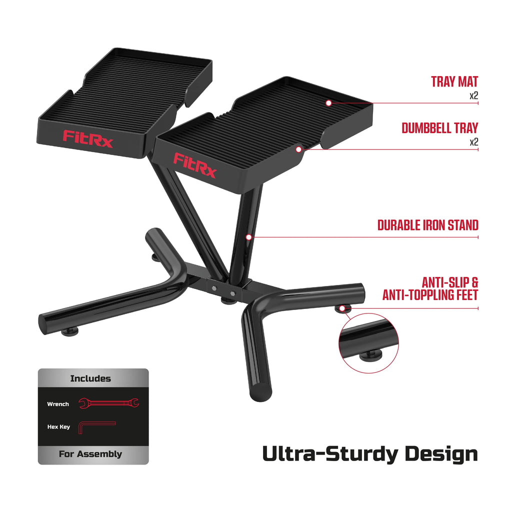 Dumbbell and Kettlebell Weight Rack Stand X78182