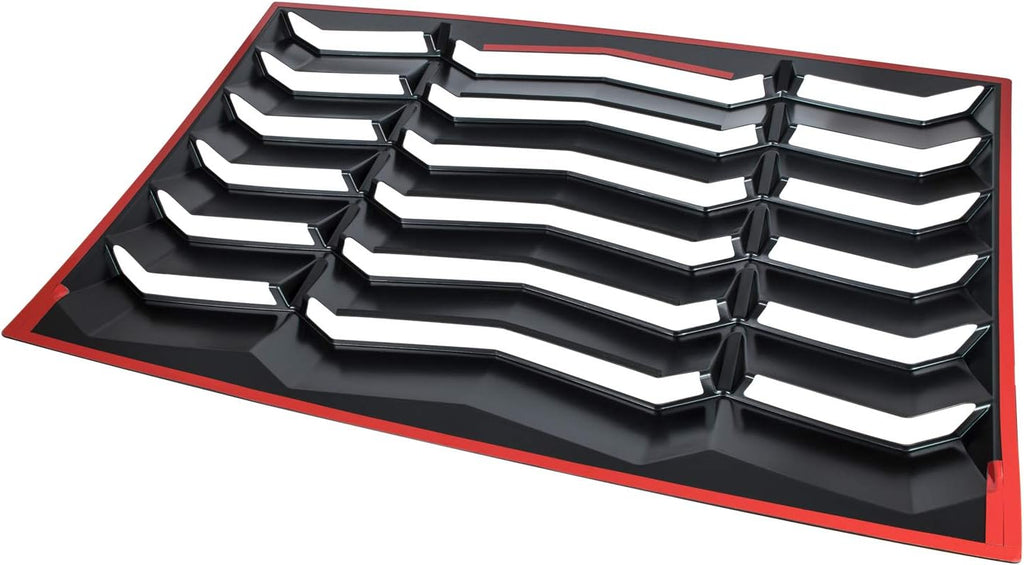 Rear Window Louvers Sun Shade Cover Matte Black S842488