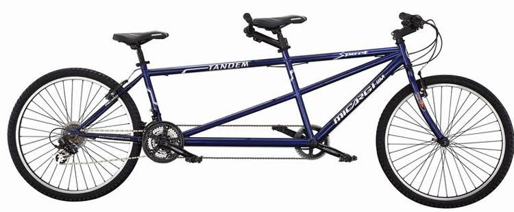 Blue 21 Speed Tandem Bicycle E400