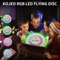 Glow in The Dark LED Flying Disc Toys, Rechargeable, IP65 Waterproof J68214