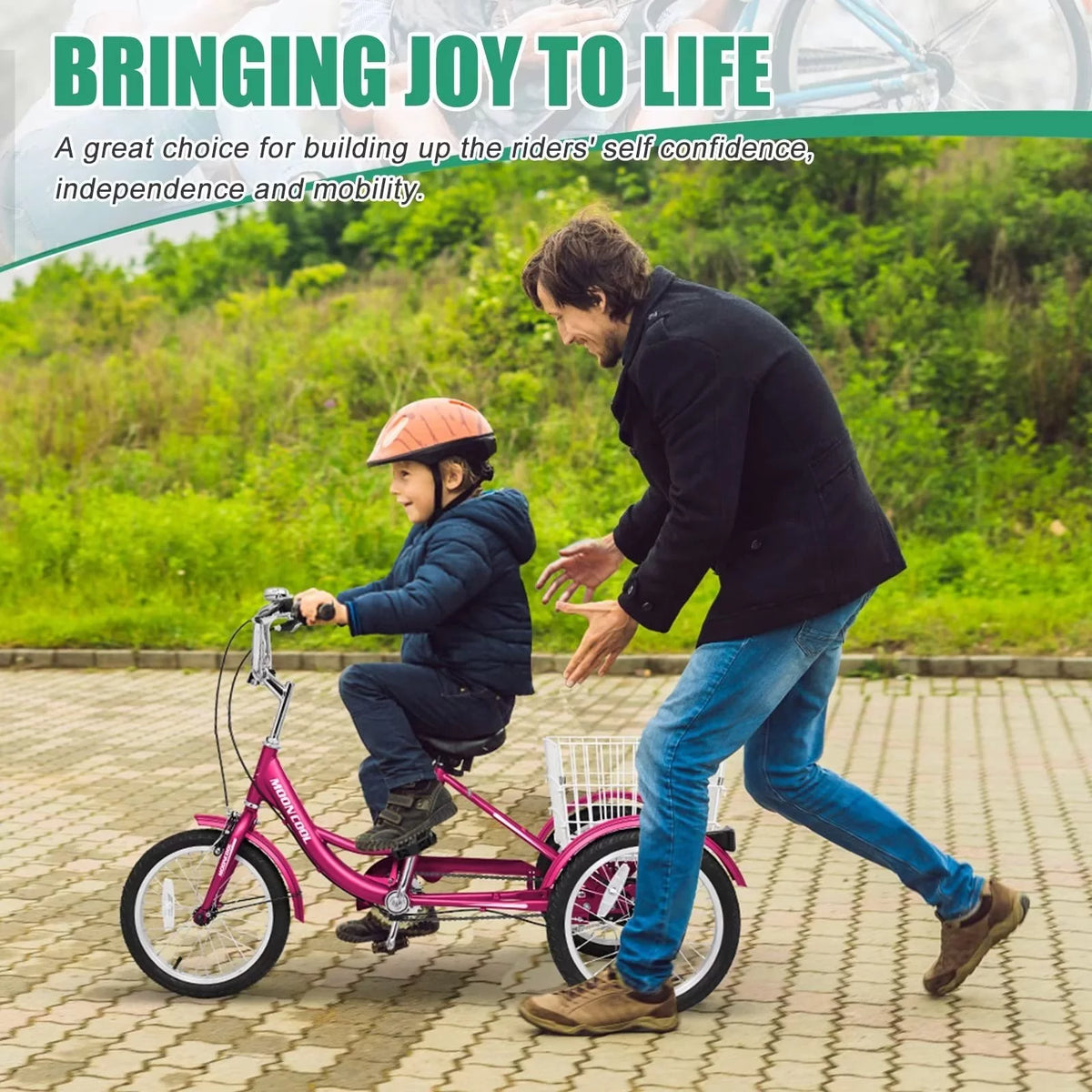 7 Speed Three Wheel Bike Cruiser Trike with Low-Step Through Frame X213