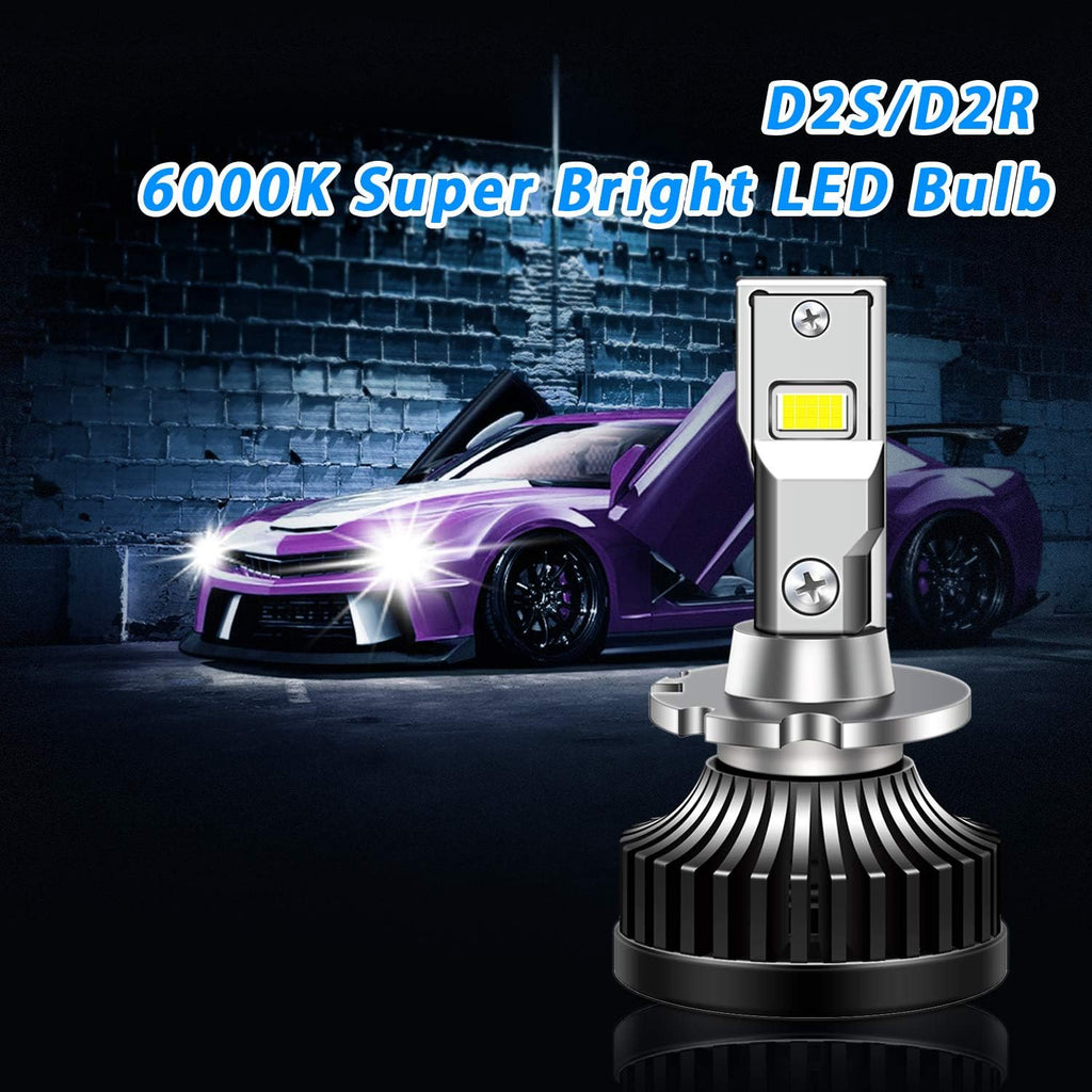 D2S D2R LED Headlight Bulb 6000K 35W Conversion Kit, 1 Pair Pack of 2 T771